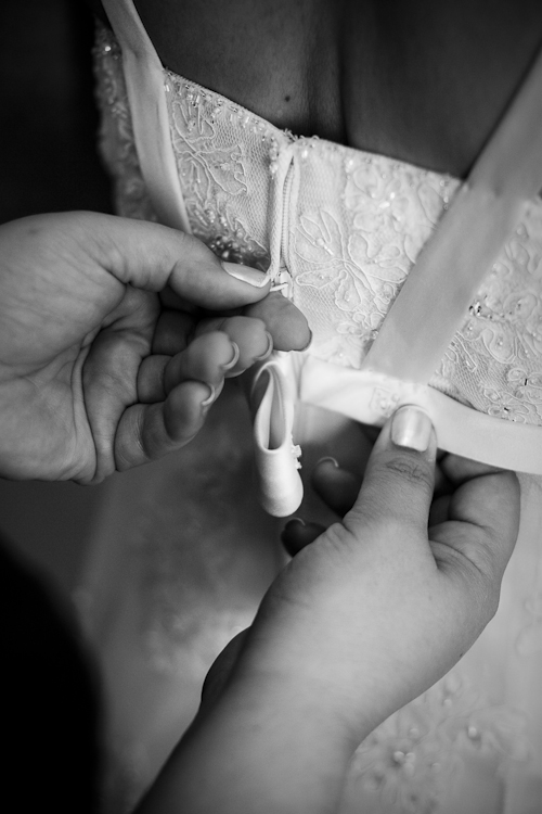 detail of the wedding dress torino